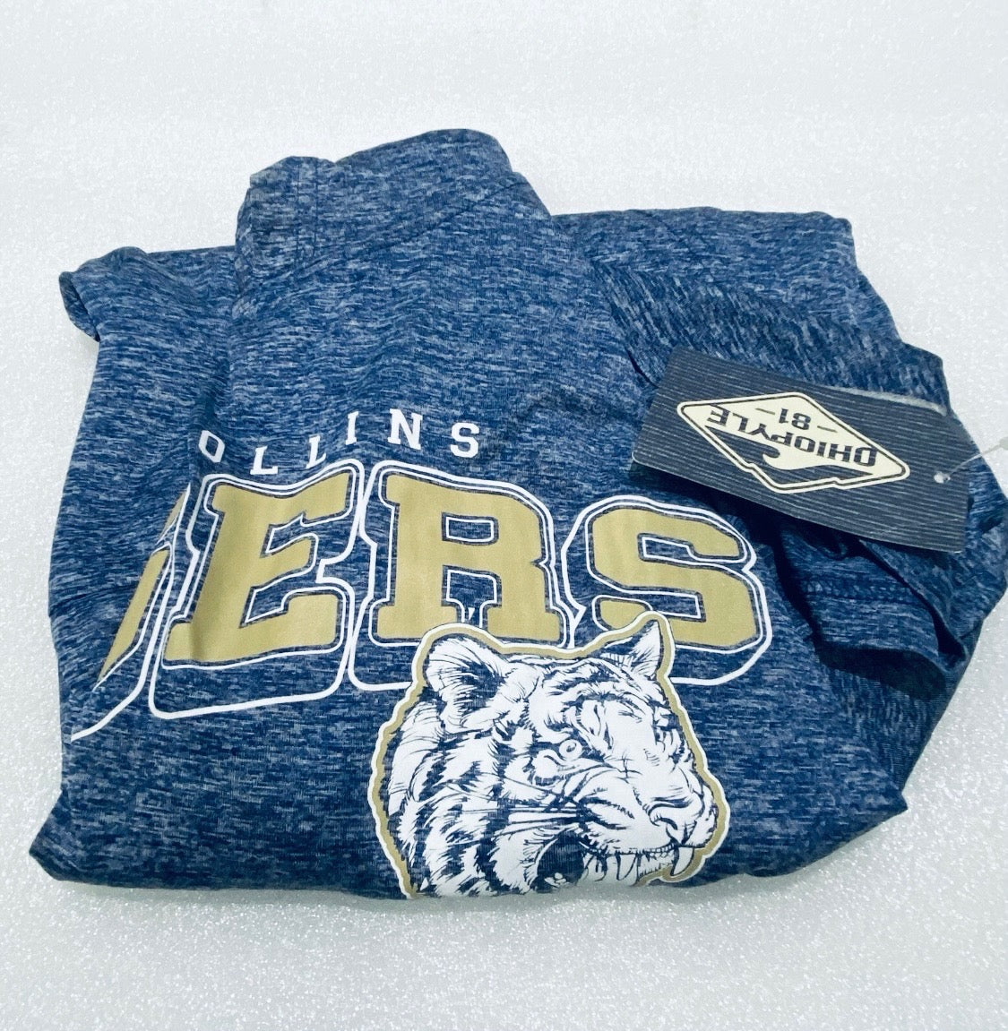 #45 - new - Ohiopyle Prints Klein Collins High, Lightweight Hood, Large - (READ) - (IN CONDITION AS SHOWN)