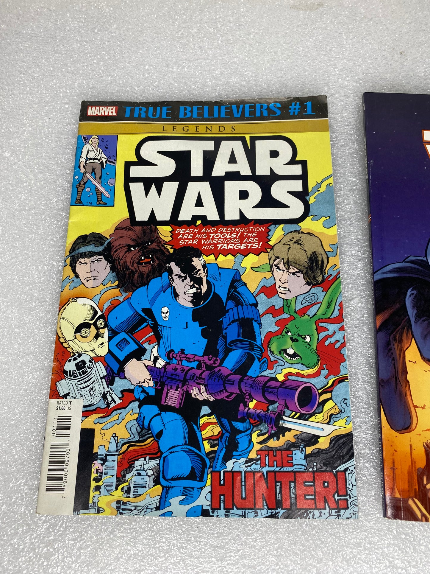 #46 - lot of 2 - Marvel & Dark Horse Star Wars Comic Books - (READ) - (IN CONDITION AS SHOWN)