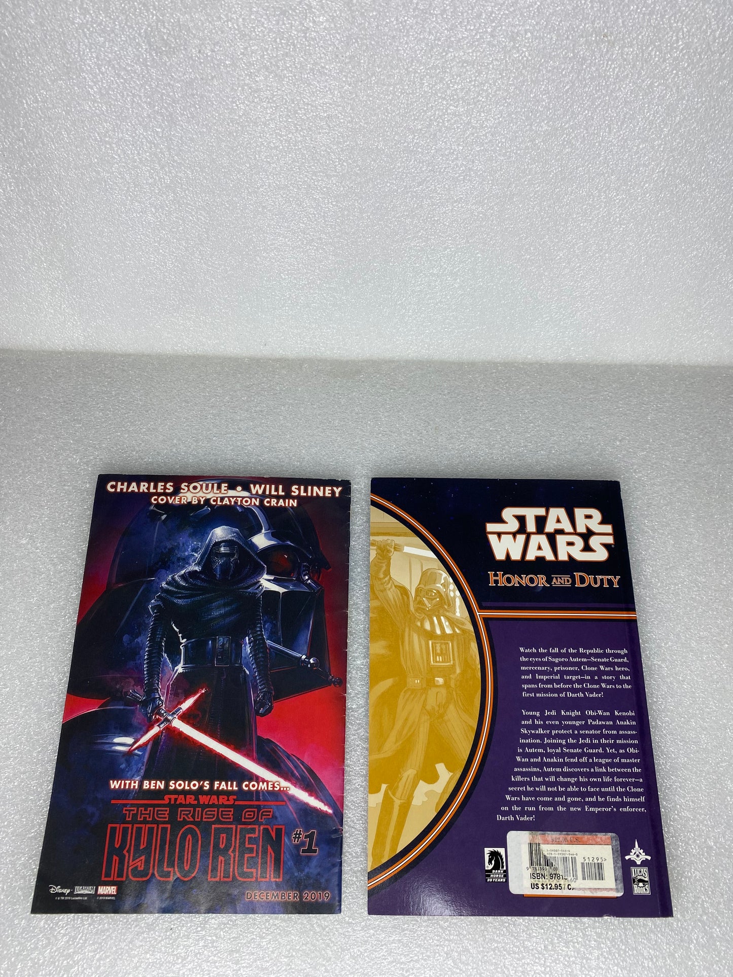#46 - lot of 2 - Marvel & Dark Horse Star Wars Comic Books - (READ) - (IN CONDITION AS SHOWN)