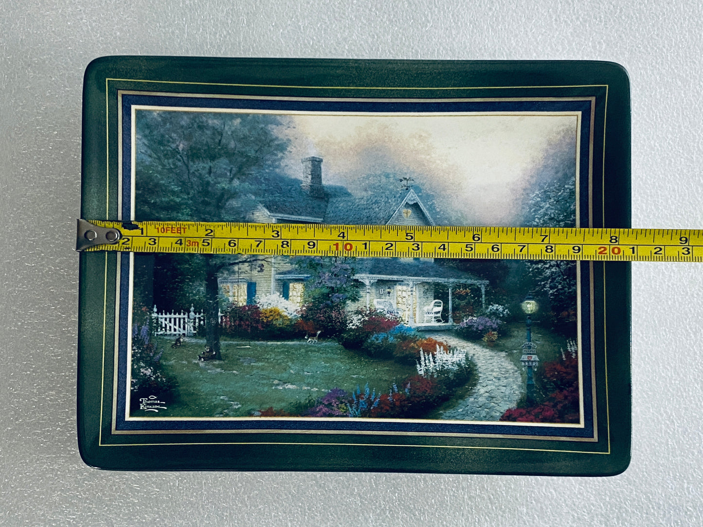 thomas Kinkade's Hometown Memories "Home Is Where The Heart Is" Plate With COA