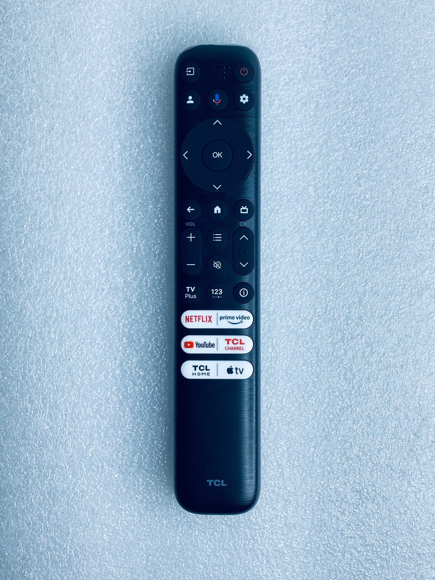 Open Box - TCL Black TV Remote Control, 21001-000099