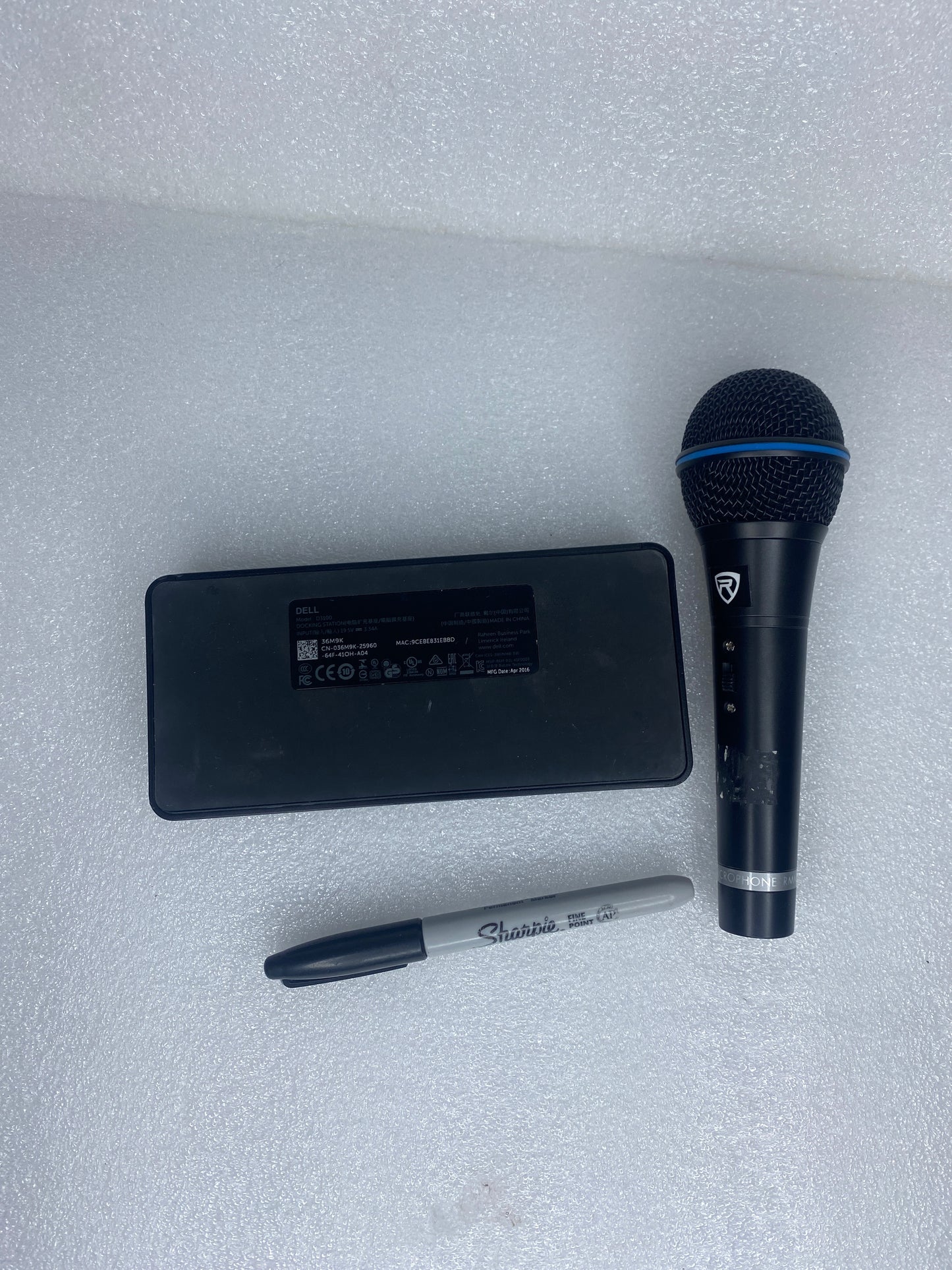 #111 - Assortment Of Electronics, Microphone & Dock - (IN CONDITION AS SHOWN) $$$