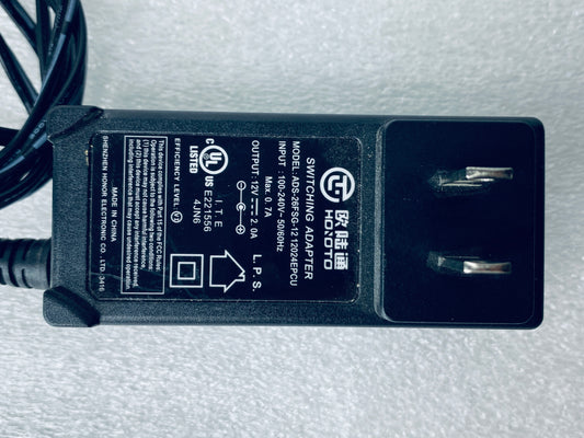 hoioto ADS-26FSG-12 12024EPCU AC/DC 12V 0.7A Switching Adapter, Black - (READ)