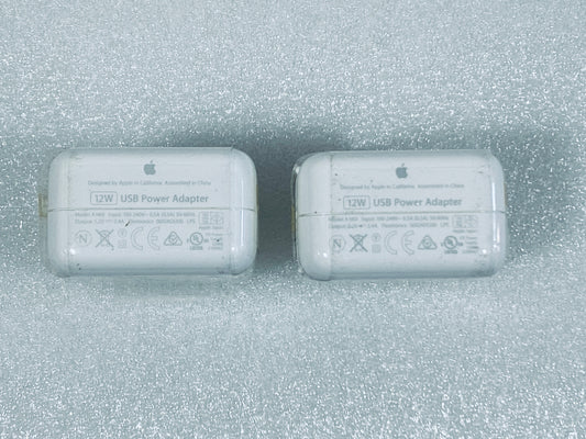 Lot Of 2 New Other - Apple 12W A1401 USB Power Adapter/Charger Bricks – (READ)