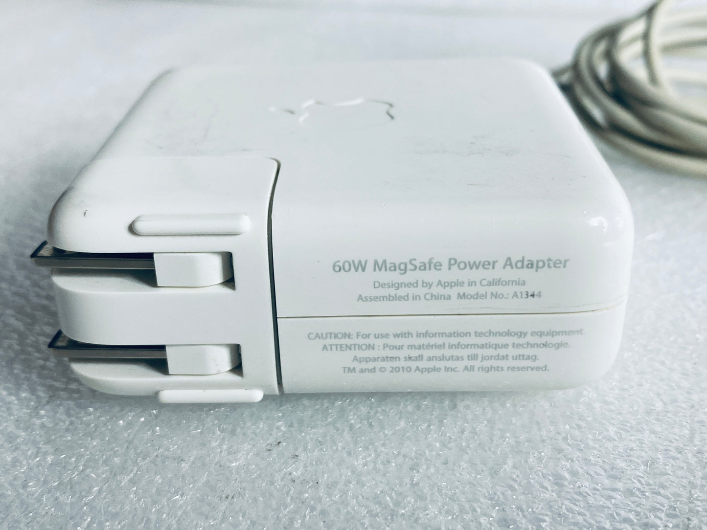 lot Of 2 - Apple 60W Magsafe Power Adapters For 13" MacBook Pro, A1344 - (READ)