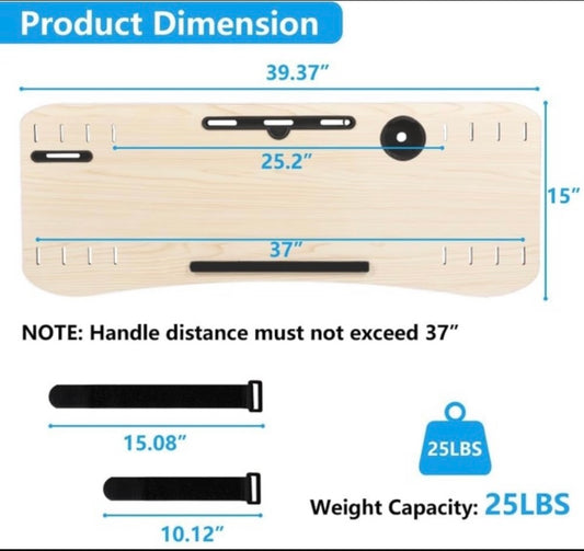 new Other Luckup Universal Treadmill Desk, 39.5ā x 15.25ā In Color As Shown-READ