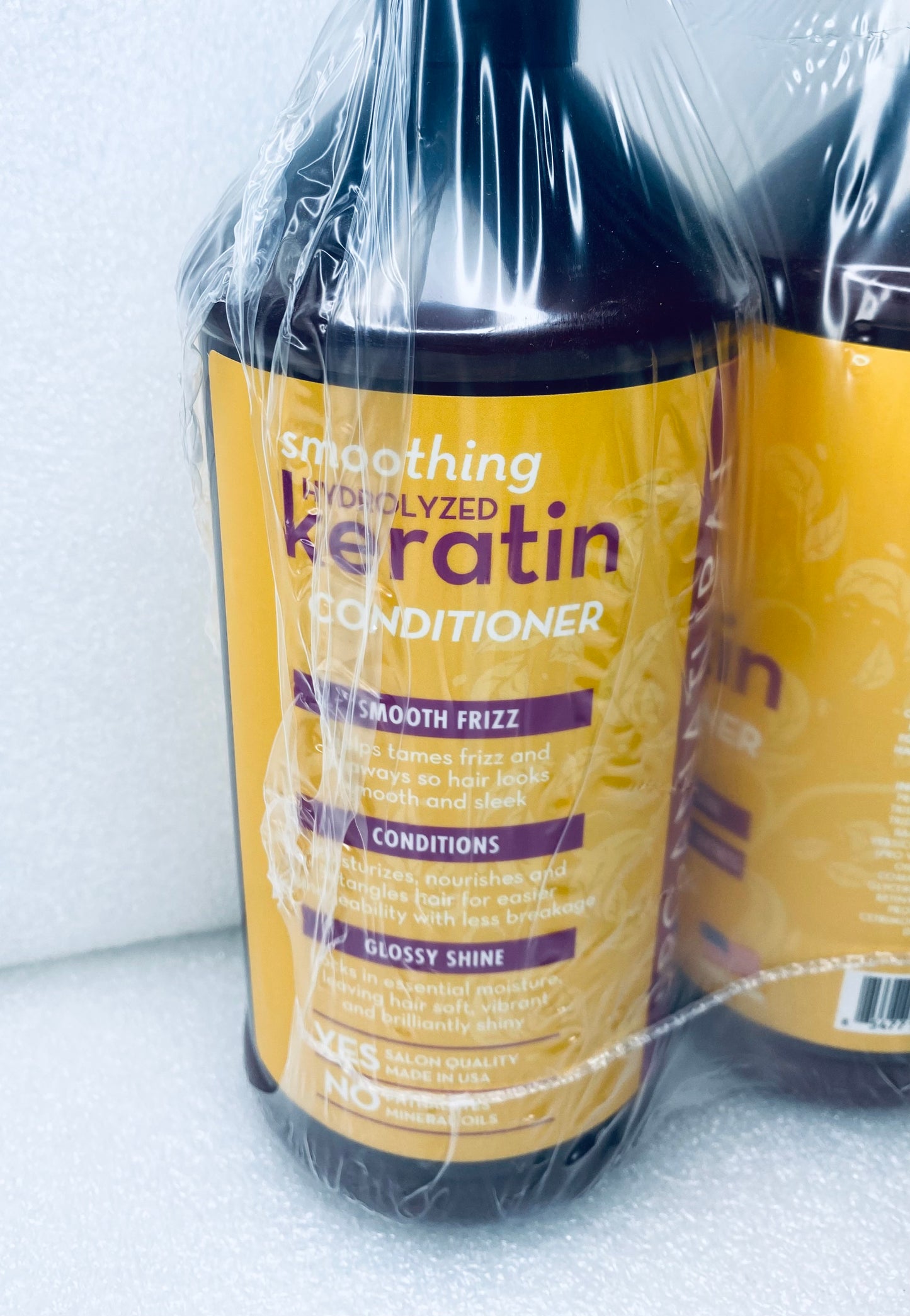 #77 - lot of 3 New Arganatural 32 fl oz. (Each) Hydrolyzed Keratin Conditioners - (READ) - (IN CONDITION AS SHOWN)