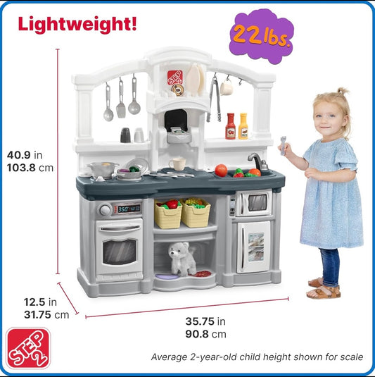 New Other-Step2 Fun With Friends Kids 41" Kitchen Playset Indoor/Outdoor- (READ)
