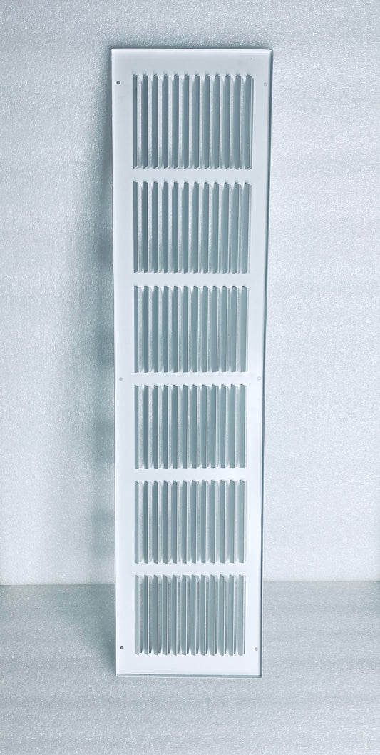 #94 - 32" x 8" White Air Grille - (IN CONDITION AS SHOWN) - (READ)