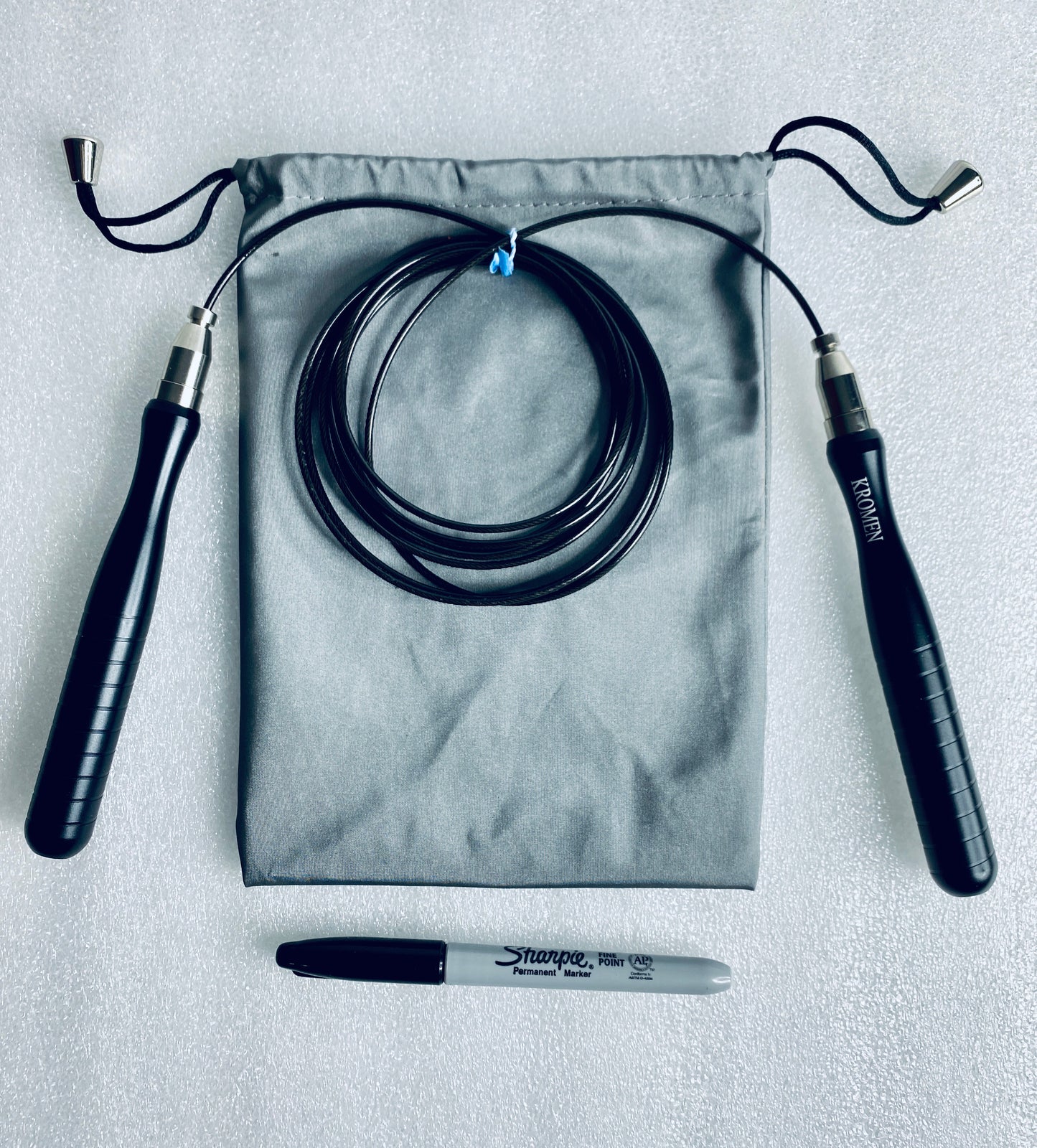 #117 - New Other - Kromen Adjustable Length Jump Wire Rope - (AS SHOWN)