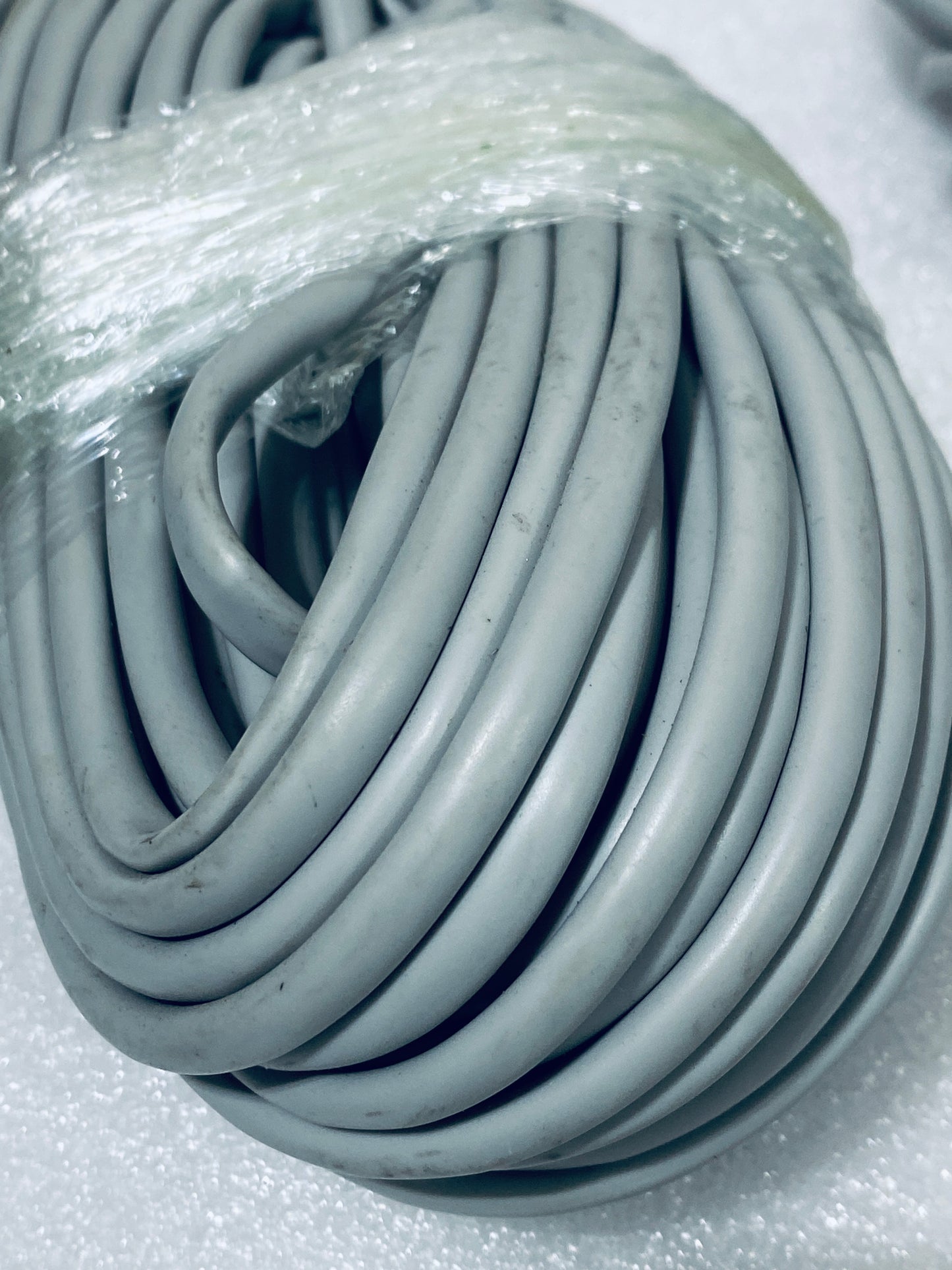 lot Of 6 - Approx. 55 Ft POE IP Ethernet Cables For Security Cameras, Gray