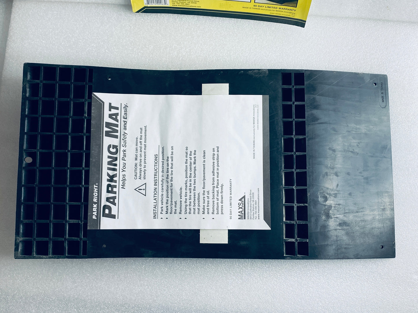 #127 - New Other - Park Right One Size Fits All Parking Mat, Black - (AS SHOWN)