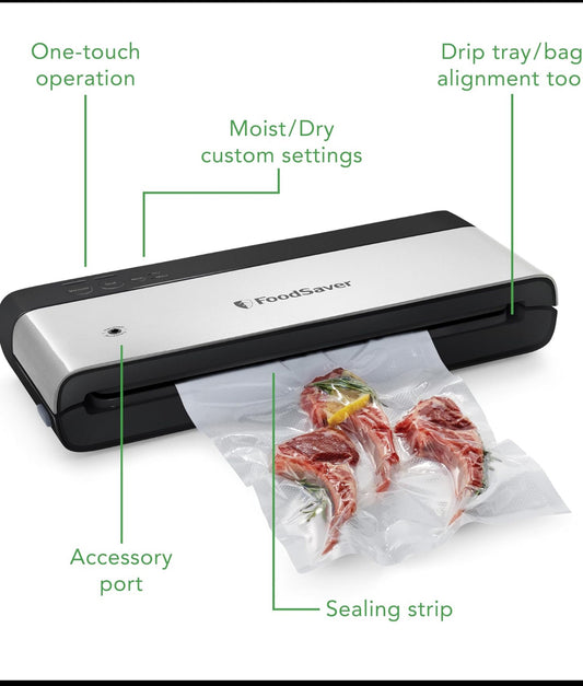 new Other - FoodSaver PowerVac Compact Vacuum Storage Sealing Machine, VS0150