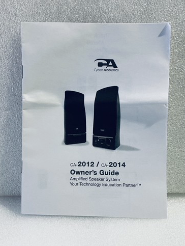 #236 - Open Box - Cyber Acoustics CA-2014 Multimedia Desktop/Computer Speakers - (AS SHOWN)