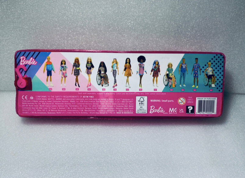 #248 - New - Barbie Fashionistas Doll #158, Blonde Hair, Malibu Top & Leggings - (AS SHOWN)