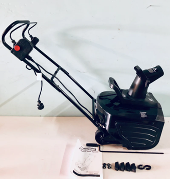 #200 - new Other - Master Craft 18" Electric Snowblower, Black - (AS SHOWN) - (READ)