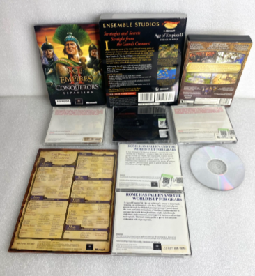 Lot Of 10 - PC Age Of Empires 1 & 2, Kings, Conquerors, Mythology, Titans