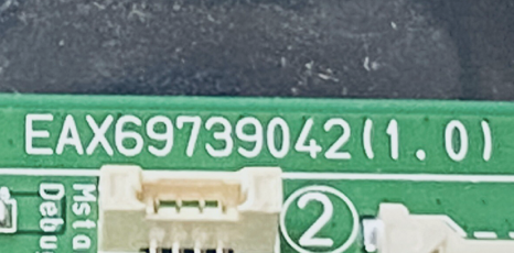 LG TV Repair Part - 55UR640S9UD - Video/Main Board, EAX69739042(1.0)