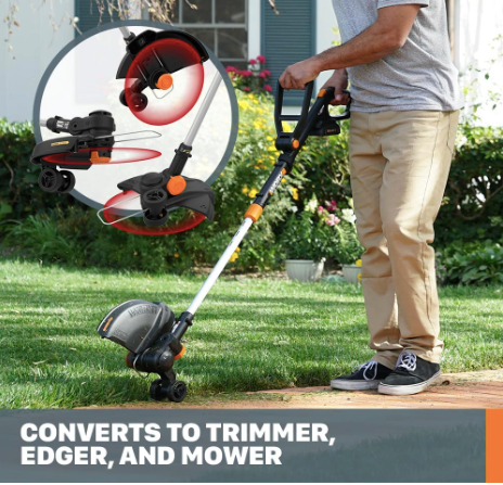 New Other Worx 20V 12" 3-in-1 Cordless String Trimmer/Lawn Edger/Mini Mower
