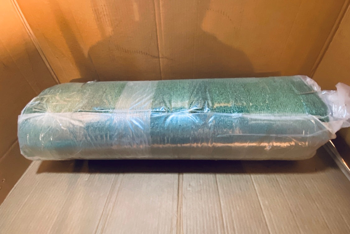 New Ottomanson Evergreen Lite 31” x 50’ Artificial Grass Runner, Green
