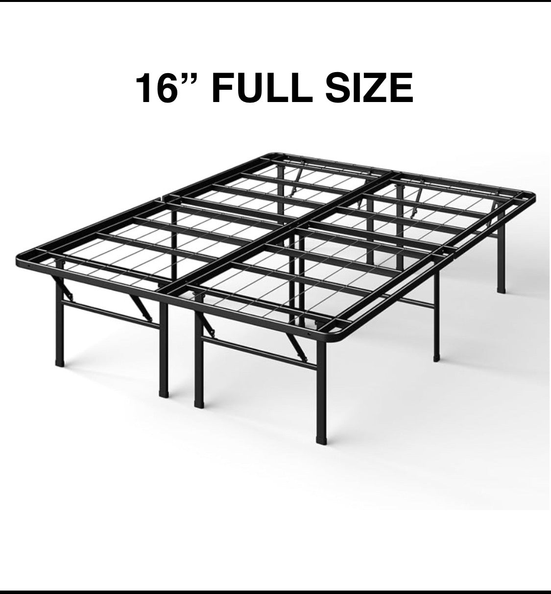 New Other Zinus 16” Full Size SmartBase Deluxe Mattress Foundation Platform Bed