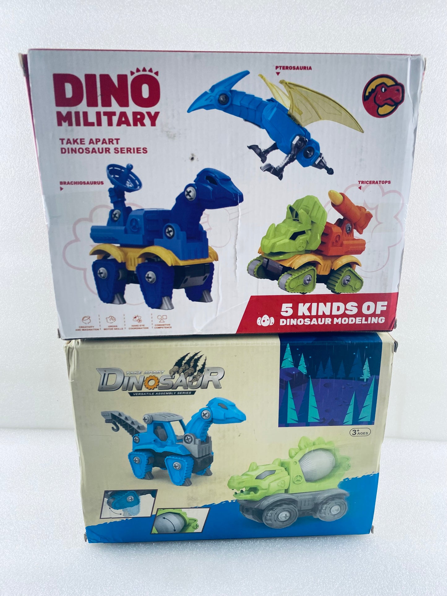 Lot Of 2 New Other Dinosaur Toy Building Take Apart Kits