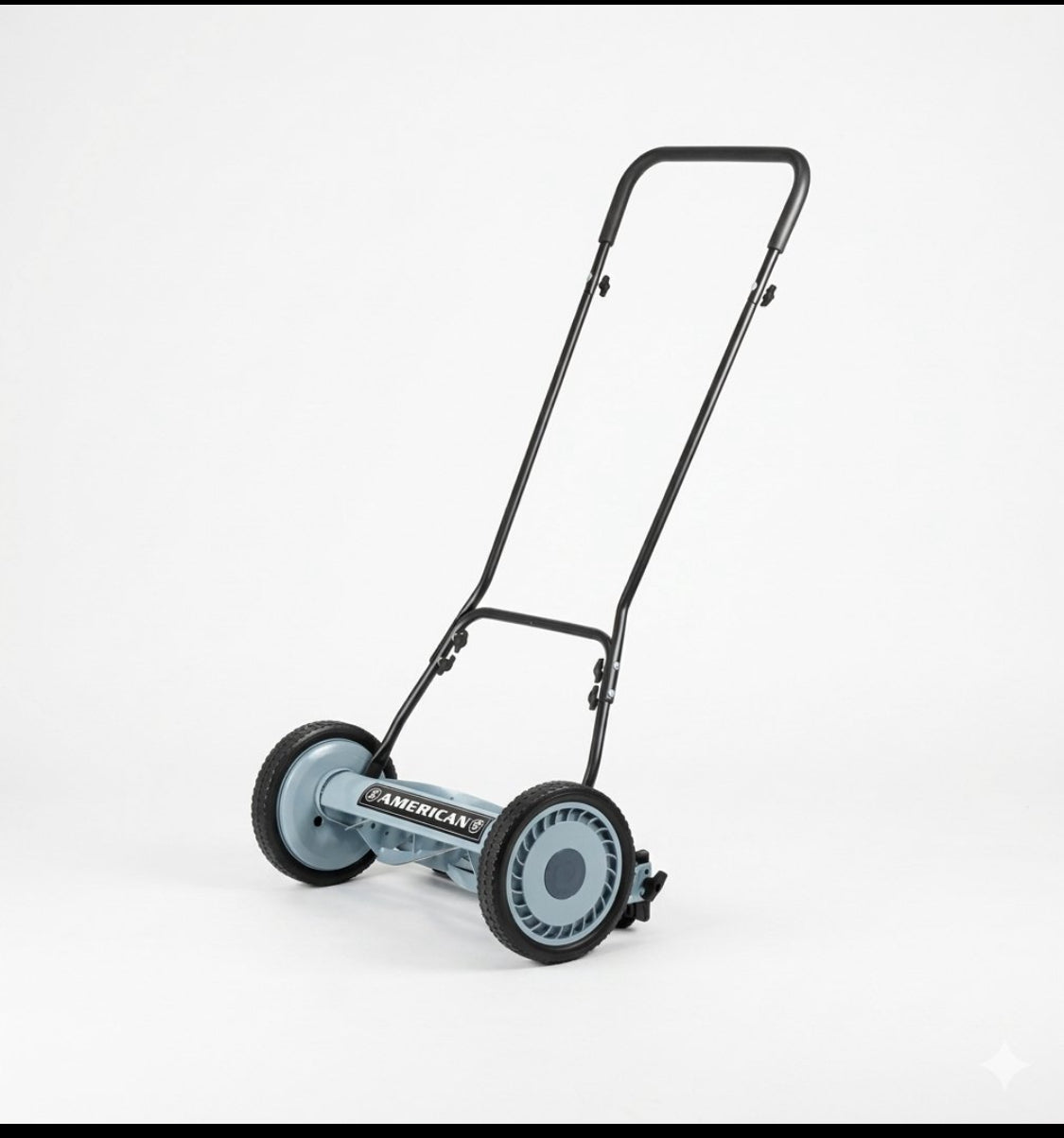 New Other American Lawn Mower 18 Inch 5 Blade Push Reel Lawn Mower, Grey