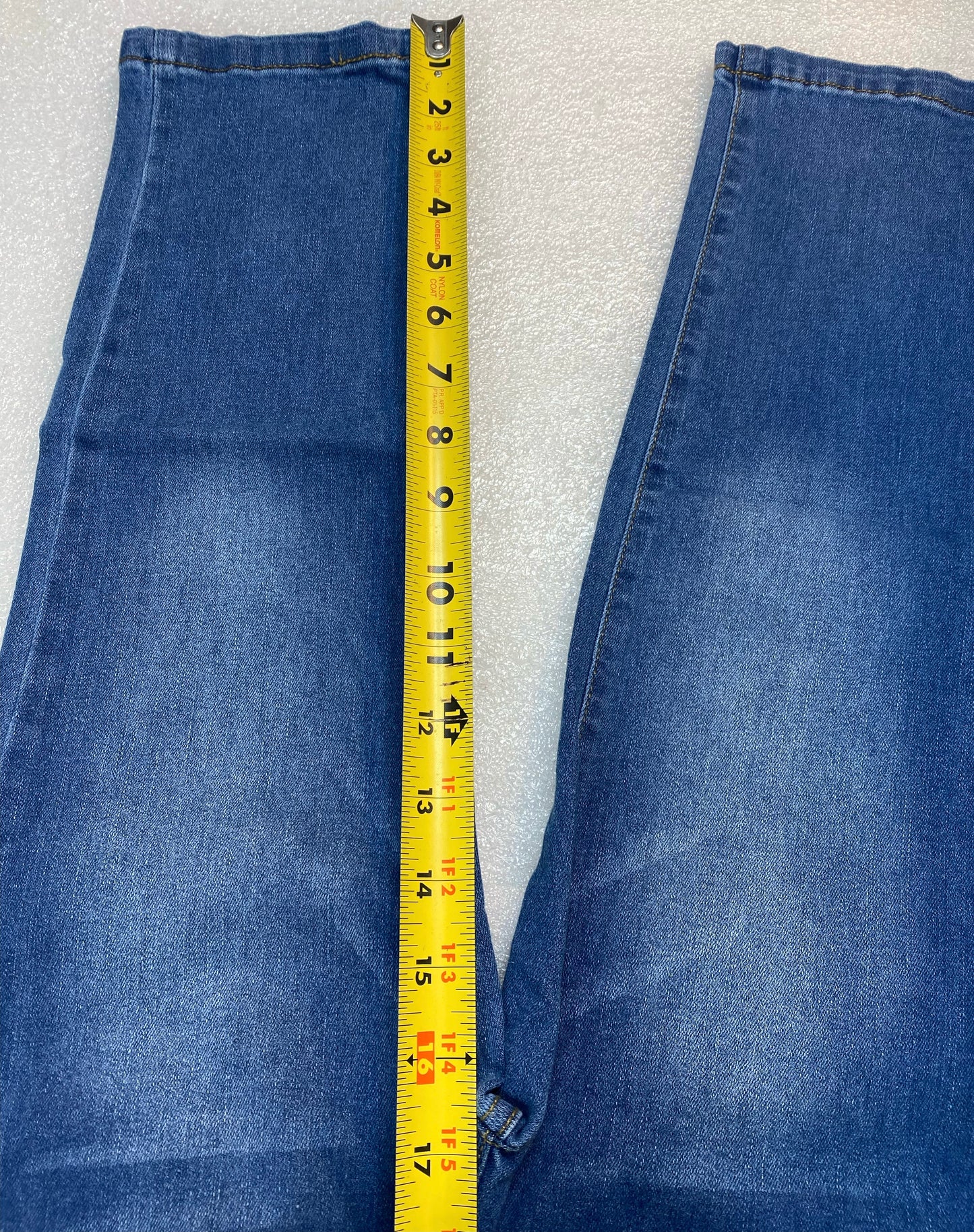 New Kidscool Space Size 5-6 Child Denim Slim Pants Jeans Overalls, Light Blue
