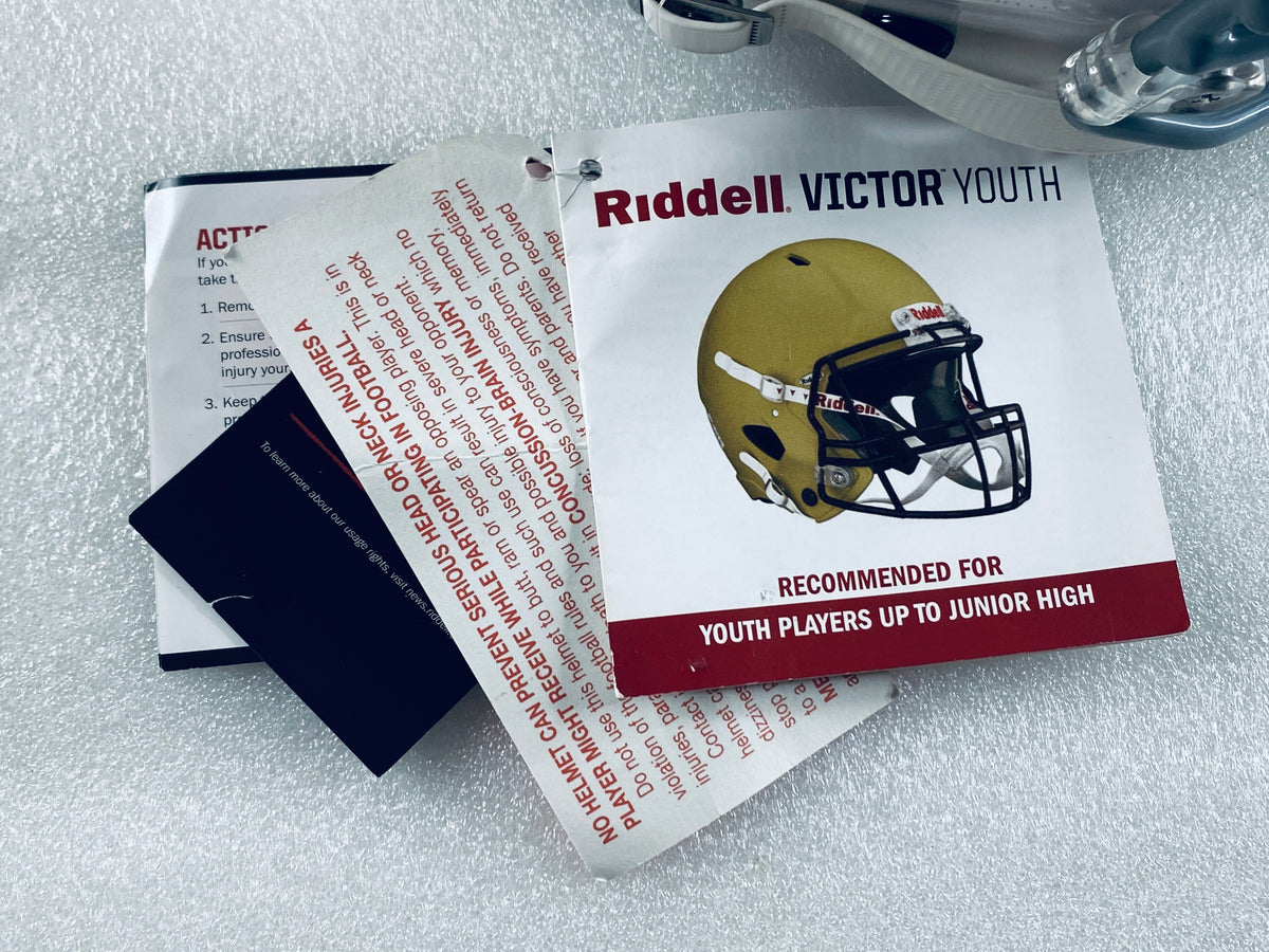 New Other Riddell Victor Youth Football Helmet Size XL, White