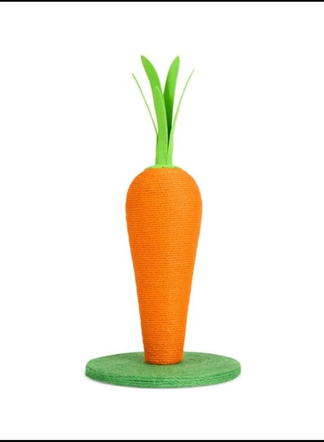 New EveryYay Medium Novelty Carrot Cat Scratch Post, 11.8"L x 11.8"W x 18.1"H