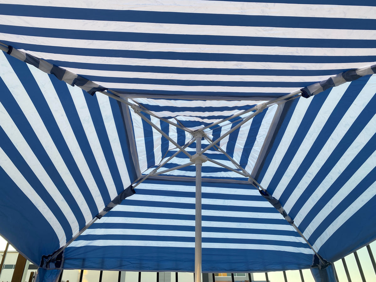 New Open Box VEVOR 8’x8’ Beach Canopy Cabana With Side Wall & Carrying Bag