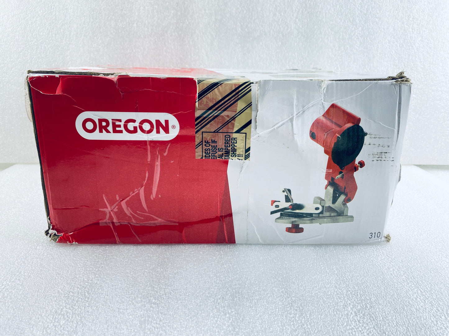 New Open Box Oregon Compact 120V Bench Grinder, Universal Saw Chain Sharpener
