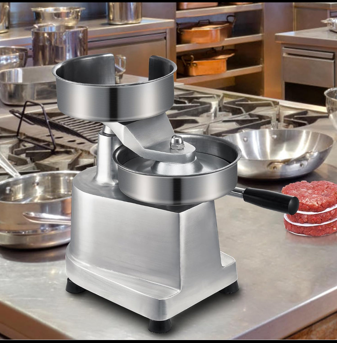 New Other VEVOR Commercial 6 Inch Burger Patty Maker, Heavy Duty Press Machine