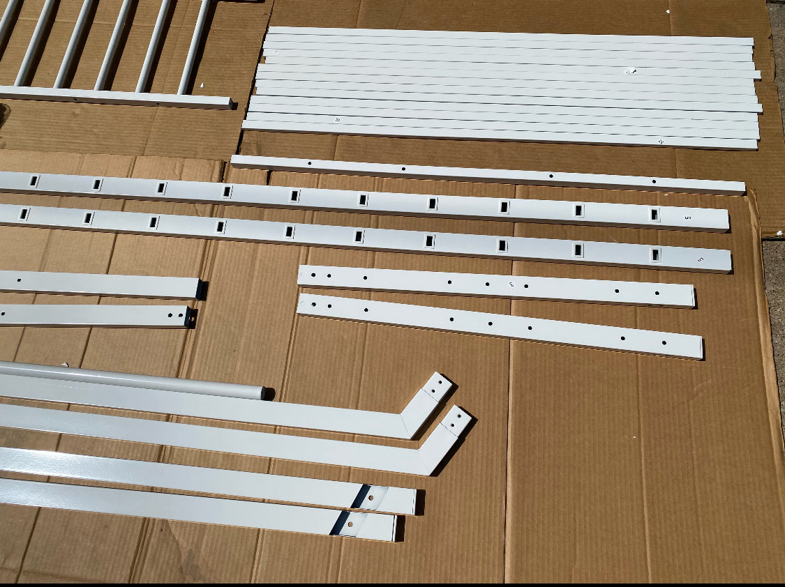 New Other Bellemave Twin House Bed W/ Roof, Headboard, Slats & LED Lights, White