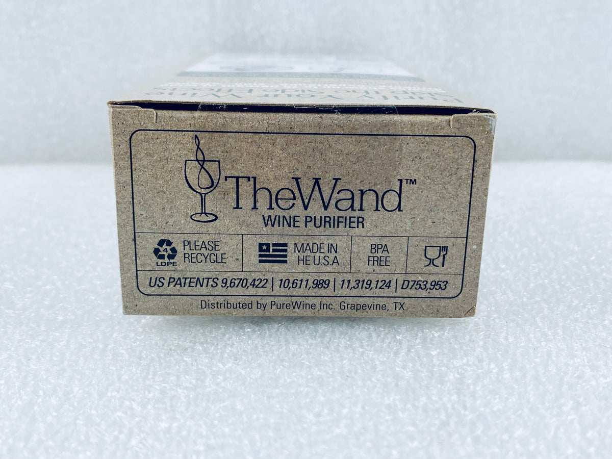 Set Of 8 - New PureWine The Wand ECO-FRIENDLY Wine Purifier 8-Pack, White