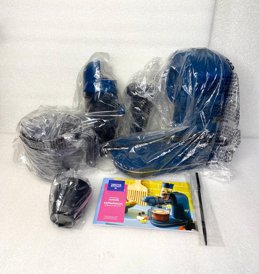 new Other - Tabitha Brown Electric Masticating Juicer, Dark Teal Blue