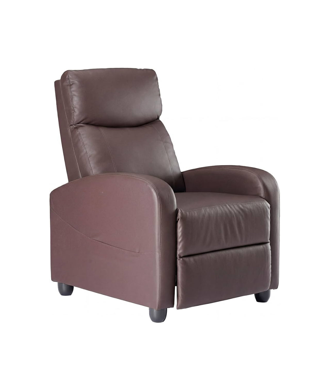 New Other SweetCrispy Home Theater Reclining Chair With Lumbar Support, Brown