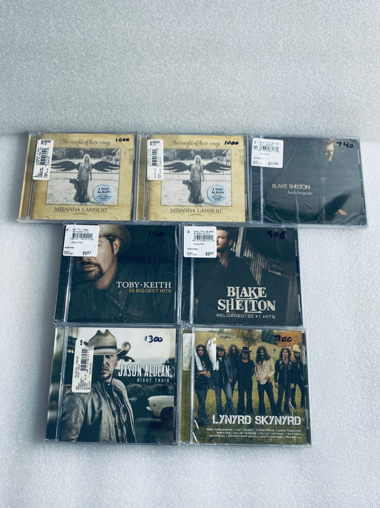 lot Of 7 New Other - Mixed Artist/Genre Music CDs
