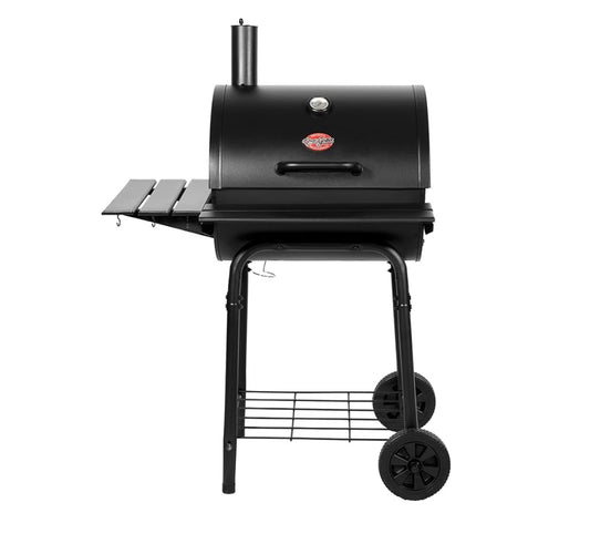 New Other Char-Griller Wrangler Charcoal Grill in Black With Metal Shelves