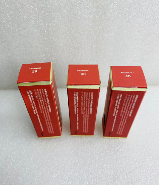 Lot Of 3 - New Moira Love Steady Liquid Blush Radiant Finish 02, 0.17 oz. Each