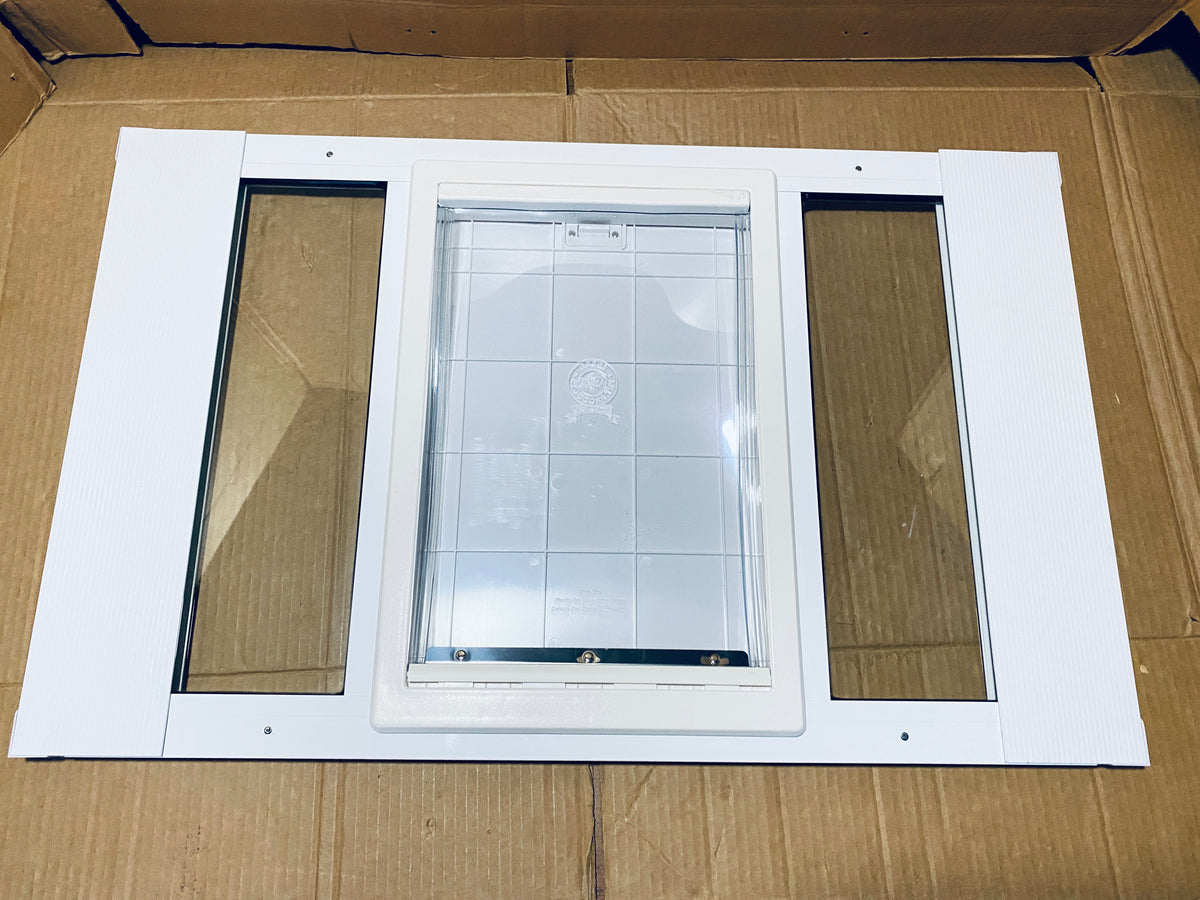 New Other Ideal Pet Aluminum Sash Adjustable Window Pet Door W/ 10-1/2”x15” Flap