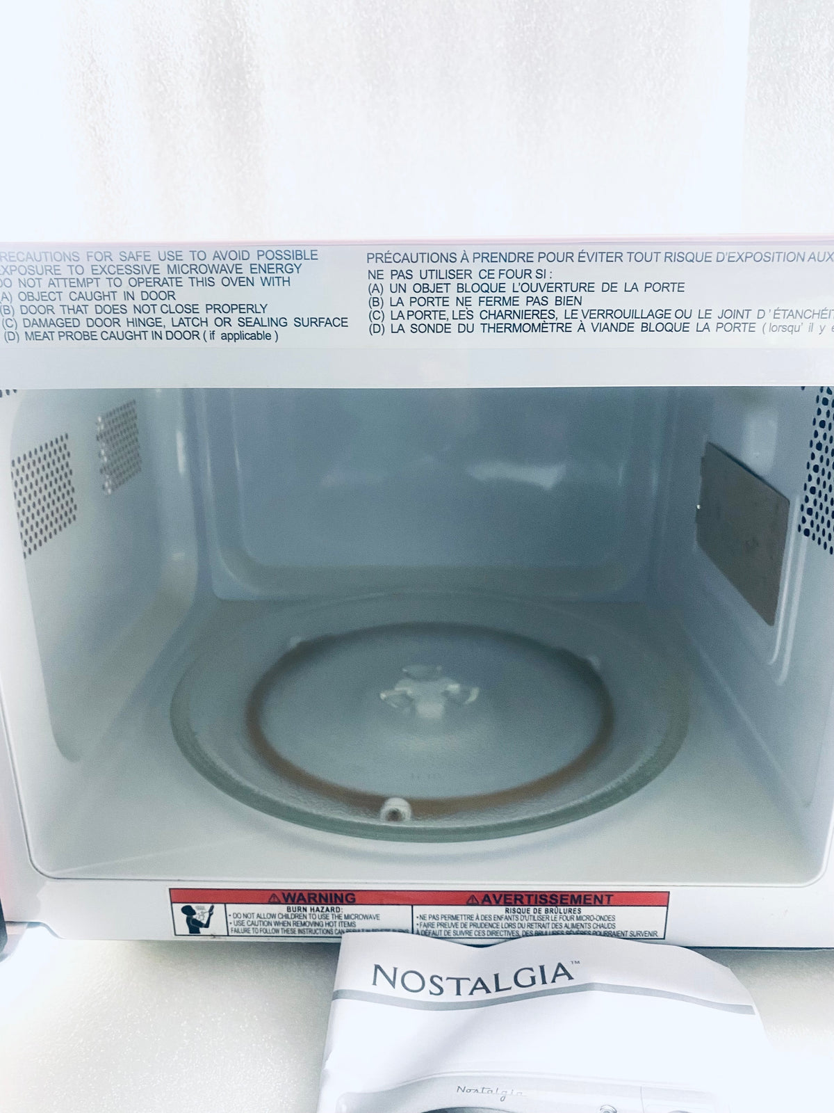New Other Nostalgia 0.7 Cu. Ft. Retro Microwave, Pink