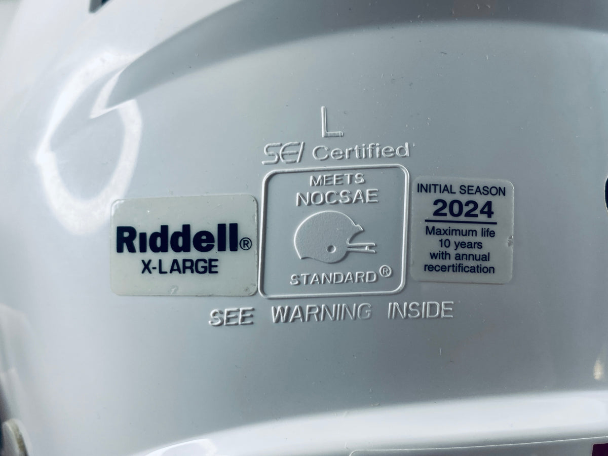 New Other Riddell Victor Youth Football Helmet Size XL, White