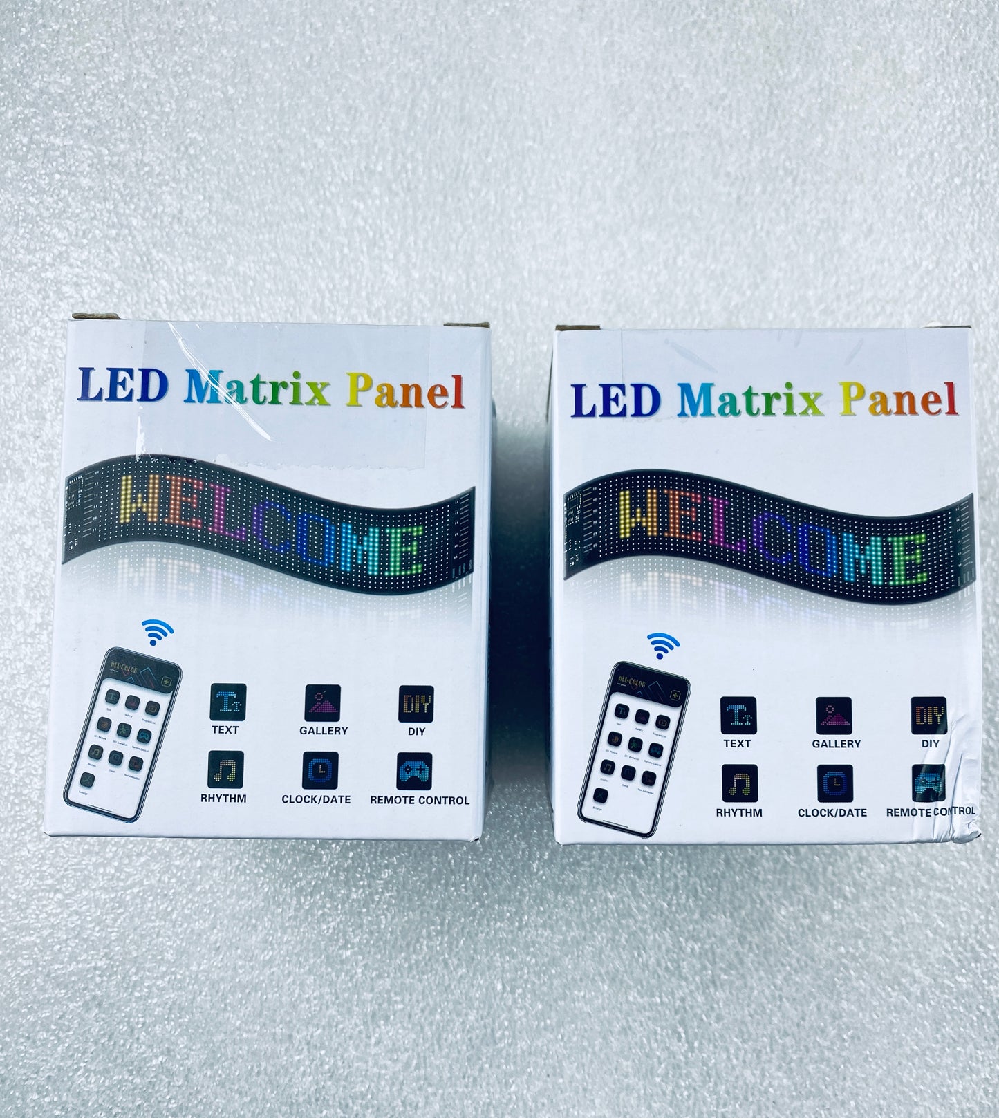 Lot Of 2 - New Flexible LED RGB App Control Screen Matrix Panel, 16x32