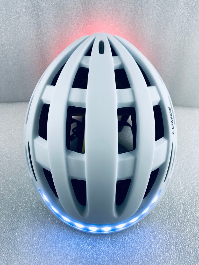 New Other Lumos Kickstart II M/L Bluetooth White Smart Bike Helmet With Remote