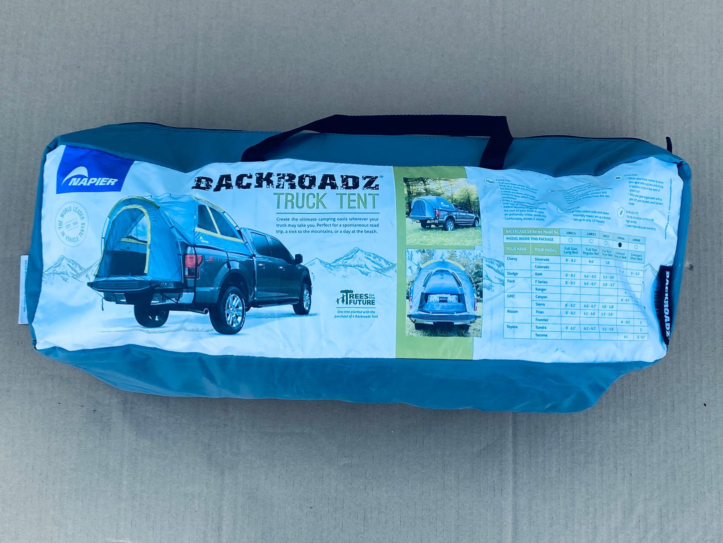 Napier Backroadz Compact Regular Bed 2 Person Truck Tent For 6.0’-6.3’ Bed
