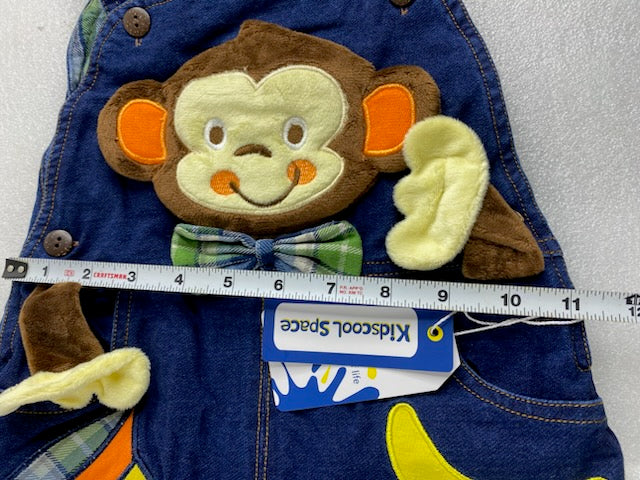 New Kidscool Space Size 3T Overall Denim, Blue