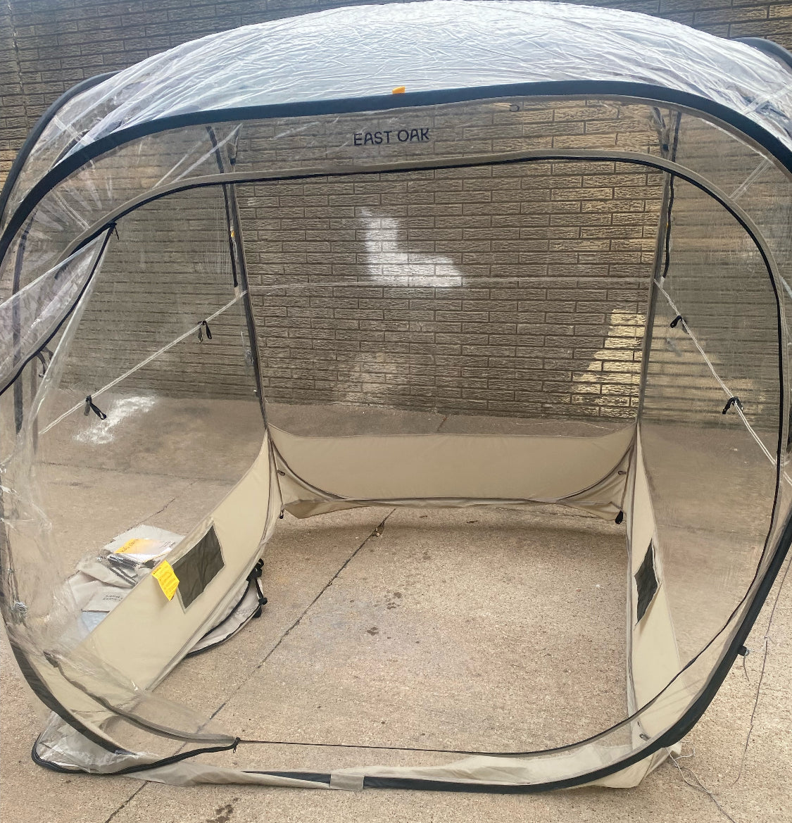 New Other East Oak 5' x 5' Pop Up Bubble All Weather Protection Tent For Events
