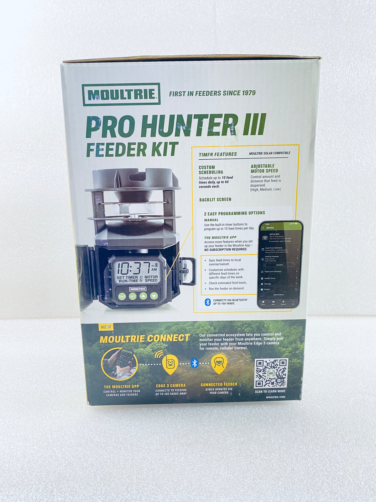 New Other Moultrie Pro Hunter III Feeder Kit, Bluetooth App Control
