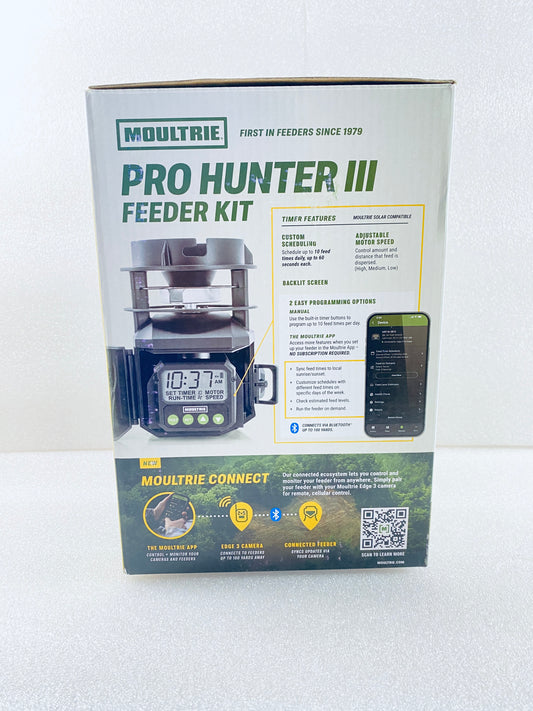 New Other Moultrie Pro Hunter III Feeder Kit, Bluetooth App Control